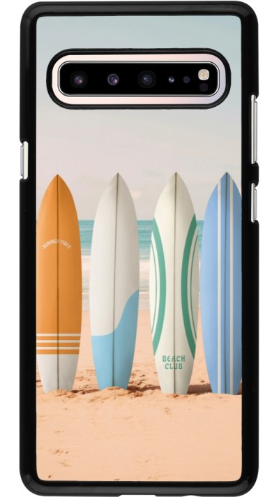 Samsung Galaxy S10 5G Case Hülle - Summer surfboard 2025