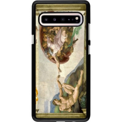 Samsung Galaxy S10 5G Case Hülle - Kunstbild - Die Erschaffung Adams - Michelangelo