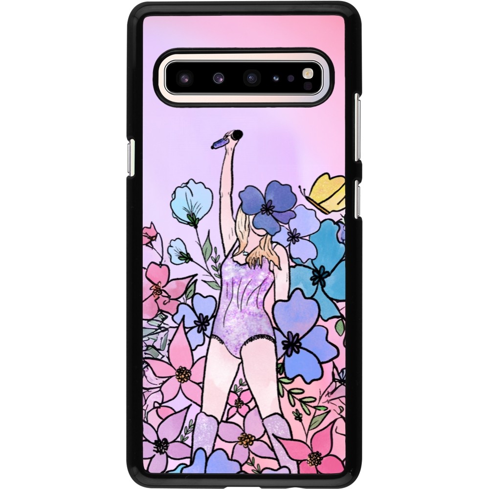 Samsung Galaxy S10 5G Case Hülle - Taylor Swift Sketch - Pink
