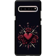 Samsung Galaxy S10 5G Case Hülle - Valentine 2024 gothic love
