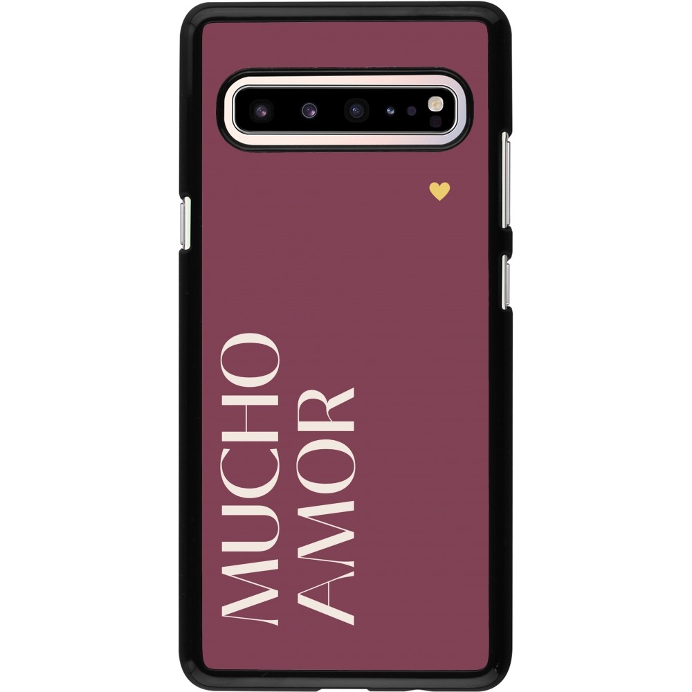 Samsung Galaxy S10 5G Case Hülle - Valentine 2024 mucho amor rosado