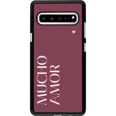 Samsung Galaxy S10 5G Case Hülle - Valentine 2024 mucho amor rosado