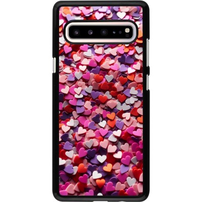 Samsung Galaxy S10 5G Case Hülle - Valentin 2025 Konfetti