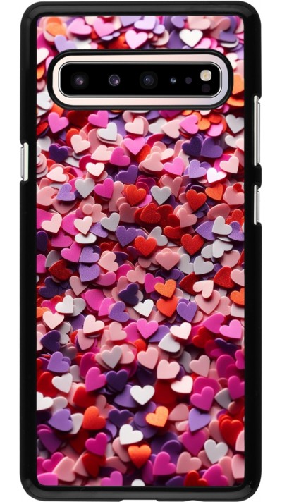 Samsung Galaxy S10 5G Case Hülle - Valentin 2025 Konfetti