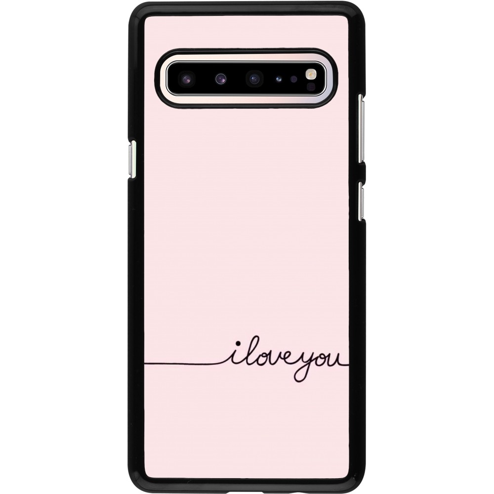 Samsung Galaxy S10 5G Case Hülle - Valentine 2023 i love you writing