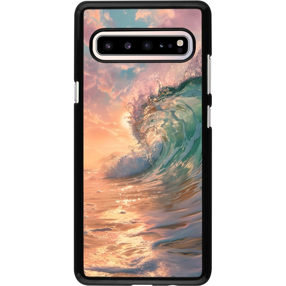 Samsung Galaxy S10 5G Case Hülle - Wave Sunset