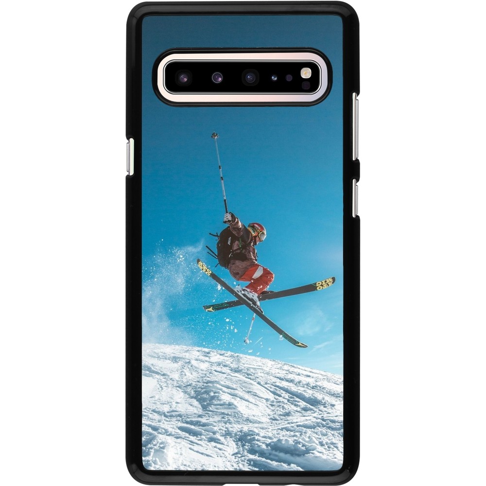 Samsung Galaxy S10 5G Case Hülle - Winter 22 Ski Jump