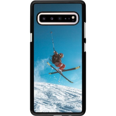 Samsung Galaxy S10 5G Case Hülle - Winter 22 Ski Jump