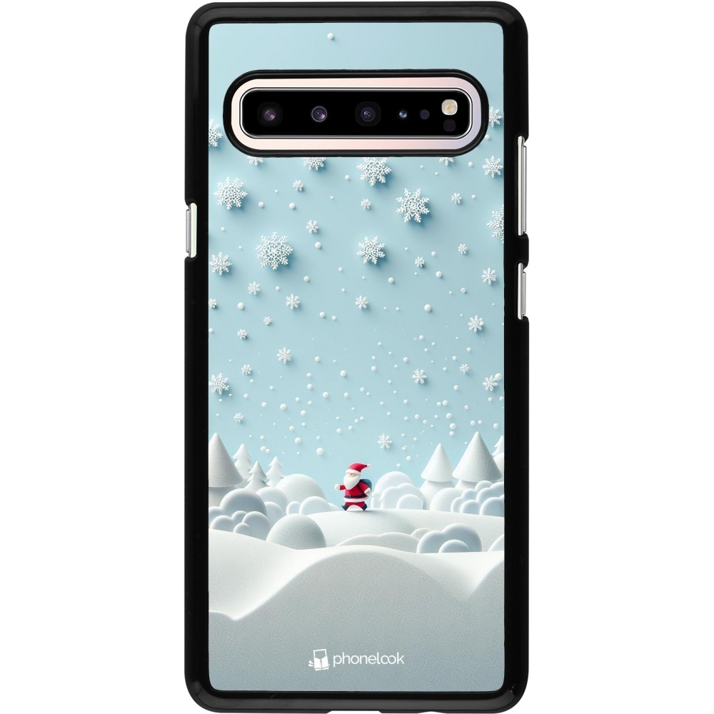 Samsung Galaxy S10 5G Case Hülle - Weihnachten 2023 Kleiner Vater Schneeflocke