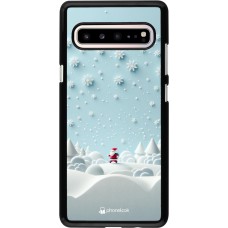 Samsung Galaxy S10 5G Case Hülle - Weihnachten 2023 Kleiner Vater Schneeflocke