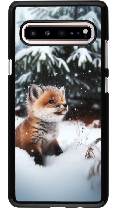 Samsung Galaxy S10 5G Case Hülle - Weihnachten 2023 Fuechslein Tanne