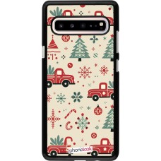 Samsung Galaxy S10 5G Case Hülle - Weihnachten 2024 Lkw Tanne