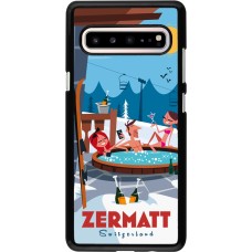 Samsung Galaxy S10 5G Case Hülle - Zermatt Mountain Jacuzzi