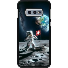 Samsung Galaxy S10e Case Hülle - Astro Schweiz auf dem Mond