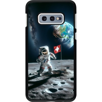 Samsung Galaxy S10e Case Hülle - Astro Schweiz auf dem Mond