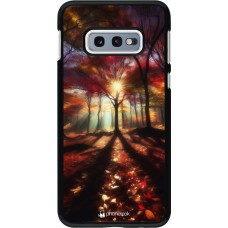 Samsung Galaxy S10e Case Hülle - Herbstlicher goldener Glanz