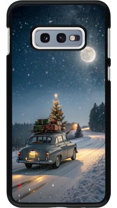 Samsung Galaxy S10e Case Hülle - Christmas 25 Car with Tree Xmas