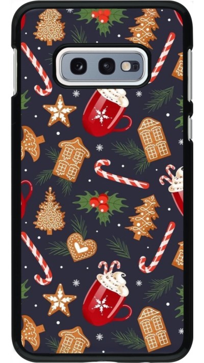 Samsung Galaxy S10e Case Hülle - Christmas 25 Pattern Gingerbread House