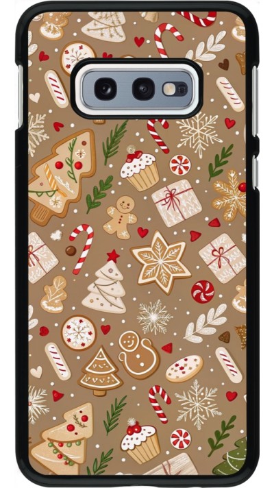 Samsung Galaxy S10e Case Hülle - Christmas 25 Pattern Ginger Cookie