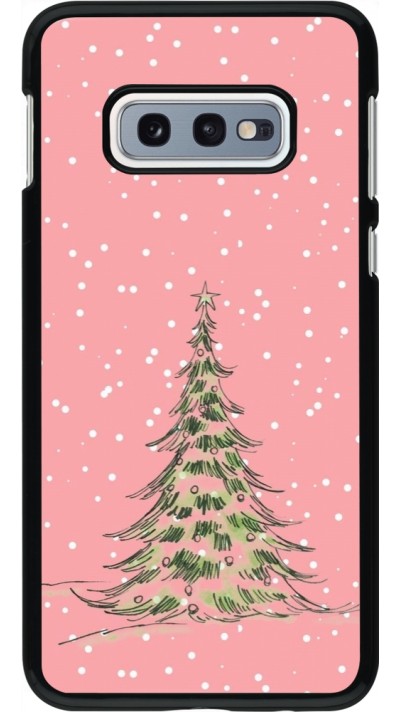 Samsung Galaxy S10e Case Hülle - Christmas 25 Pink Tree