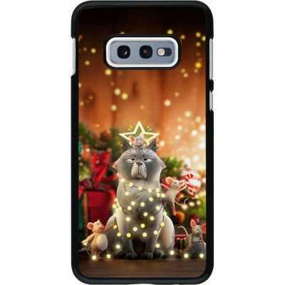 Samsung Galaxy S10e Case Hülle - Christmas 25 Xmas Cat