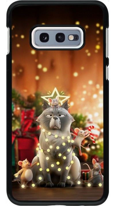 Samsung Galaxy S10e Case Hülle - Christmas 25 Xmas Cat