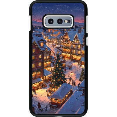 Samsung Galaxy S10e Case Hülle - Christmas 25 Xmas Village