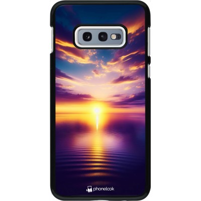 Samsung Galaxy S10e Case Hülle - Sonnenuntergang gelb violett