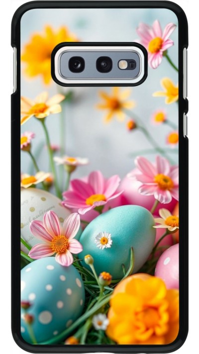 Samsung Galaxy S10e Case Hülle - Easter 2026 Eggs with flowers