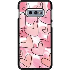 Samsung Galaxy S10e Case Hülle - Easter 2023 pink hearts