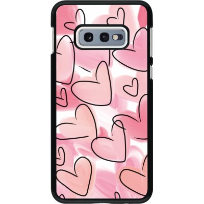 Samsung Galaxy S10e Case Hülle - Easter 2023 pink hearts