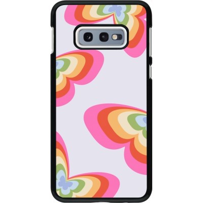 Samsung Galaxy S10e Case Hülle - Easter 2024 rainbow butterflies