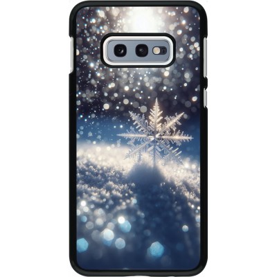 Samsung Galaxy S10e Case Hülle - Schneeflocke Solar Glanz