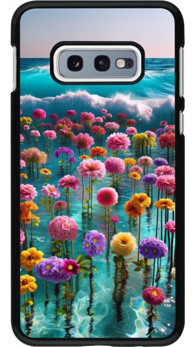 Coque Samsung Galaxy S10e - Flower sea waves