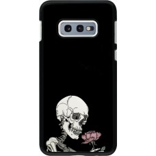 Samsung Galaxy S10e Case Hülle - Halloween 2023 rose and skeleton