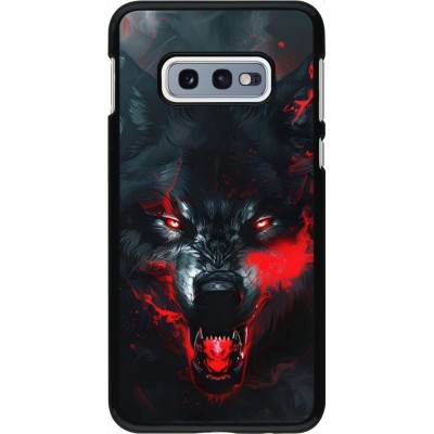 Samsung Galaxy S10e Case Hülle - Halloween 2024 mad werewolf