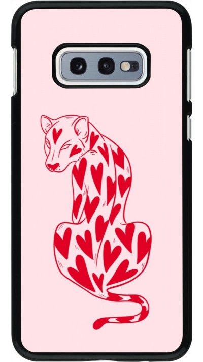 Samsung Galaxy S10e Case Hülle - Leopard with hearts 2026