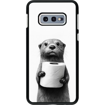 Samsung Galaxy S10e Case Hülle - Otter Toilettenpapier