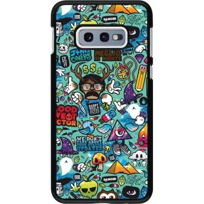 Samsung Galaxy S10e Case Hülle - Mixed Cartoons Turquoise