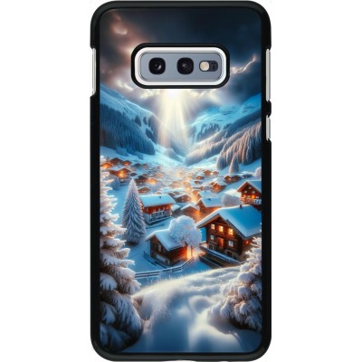 Samsung Galaxy S10e Case Hülle - Berg Schnee Licht