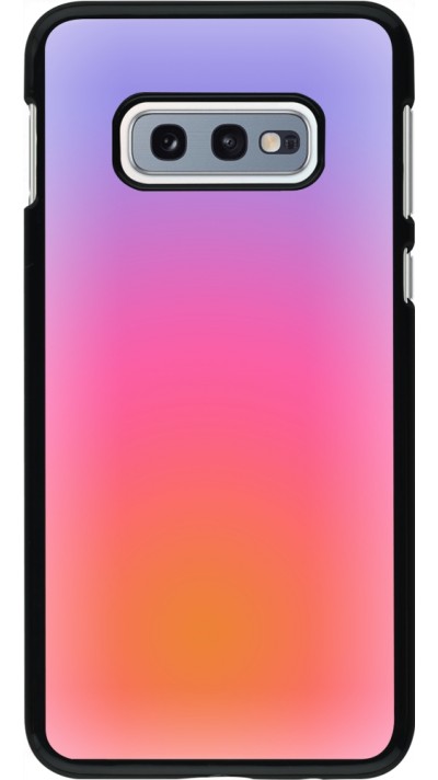 Samsung Galaxy S10e Case Hülle - Orange Pink Blue Gradient Samsung Galaxy S10e Case Hülle - Orange Pink Blue Gradient