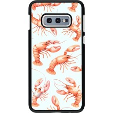 Samsung Galaxy S10e Case Hülle - Muster von pastellfarbenen Hummern