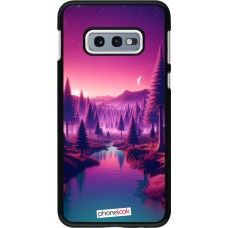 Samsung Galaxy S10e Case Hülle - Lila-rosa Landschaft