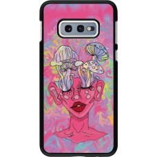Samsung Galaxy S10e Case Hülle - Psychedelic pink mushroom