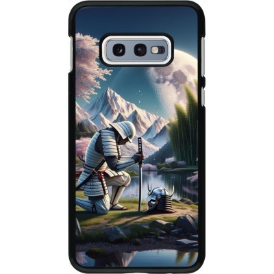 Samsung Galaxy S10e Case Hülle - Samurai Katana Mond