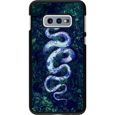 Samsung Galaxy S10e Case Hülle - Snake Blue Anaconda