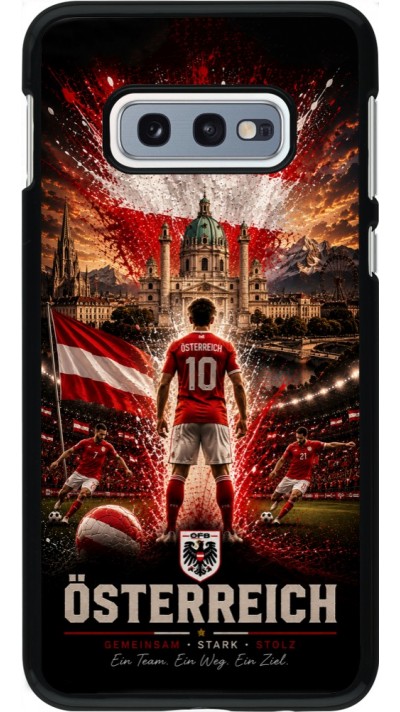 Samsung Galaxy S10e Case Hülle - Fussball Österreich splash 2026