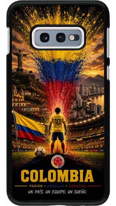 Samsung Galaxy S10e Case Hülle - Fussball Kolumbien splash 2026