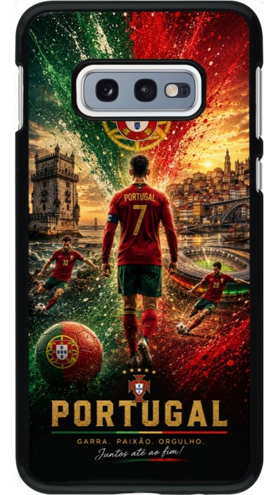 Samsung Galaxy S10e Case Hülle - Fussball Portugal splash 2026