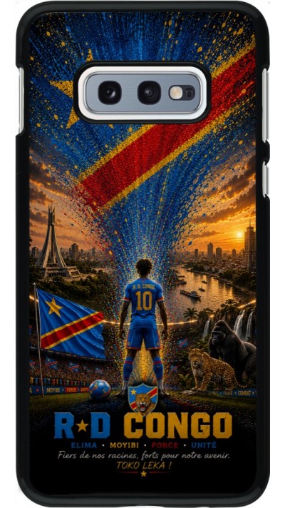 Samsung Galaxy S10e Case Hülle - Fussball Demokratische Republik Kongo splash 2026